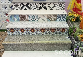 Bậc cầu thang terrazzo